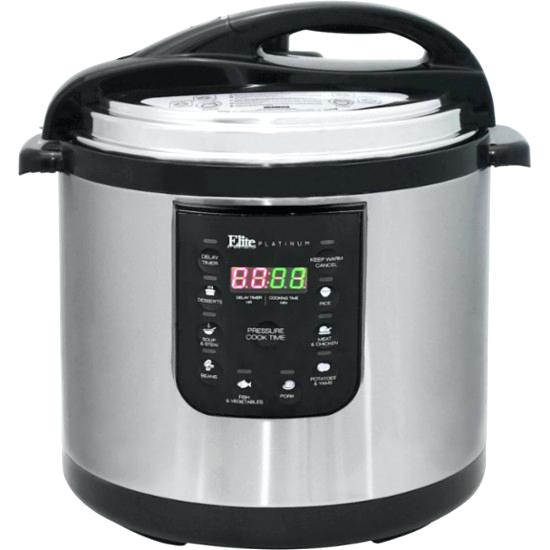 home perfect pressure cooker elite platinum quart pressure cooker black stainless steel angle zoom interior decoration courses in pune
