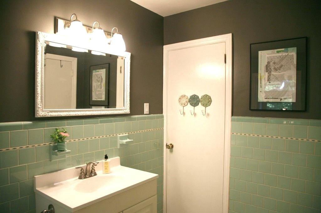 seafoam green bathroom paint great idea a little gray paint and suddenly the green bathroom interior decoration tips pdf