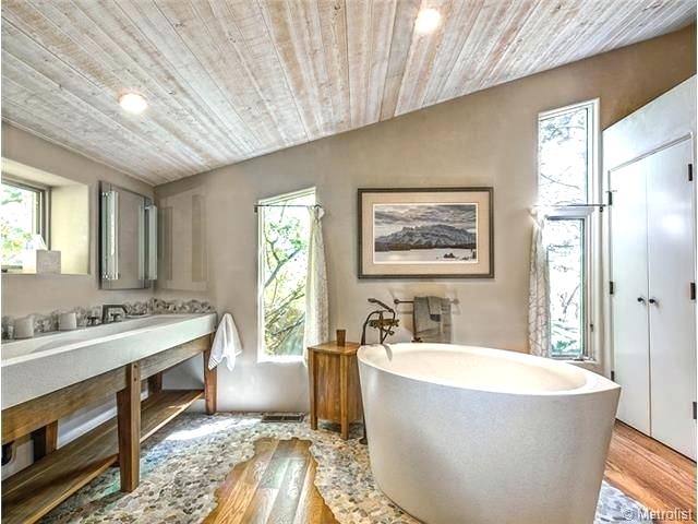 exposed beams in bathroom 4 tags eclectic master bathroom with high ceiling console sink fire clay exposed beams bathroom