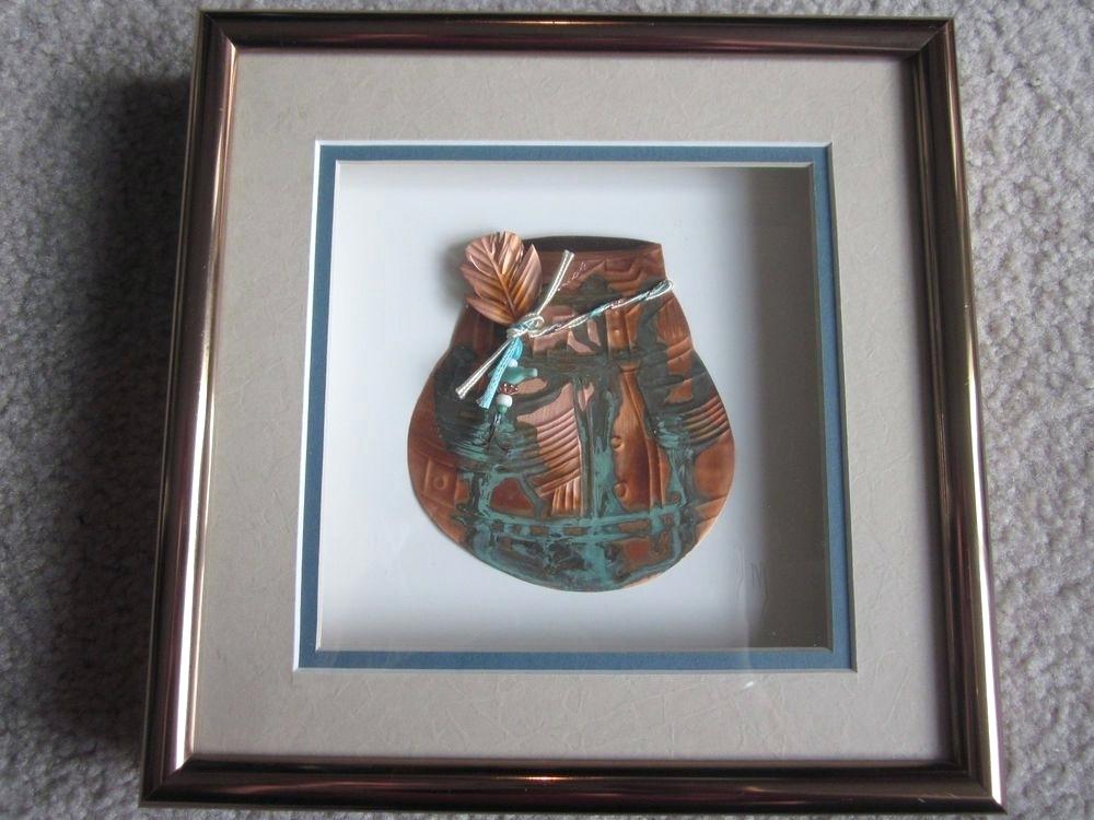 feather wall art metal native art tooled copper basket feather wall art designs framed