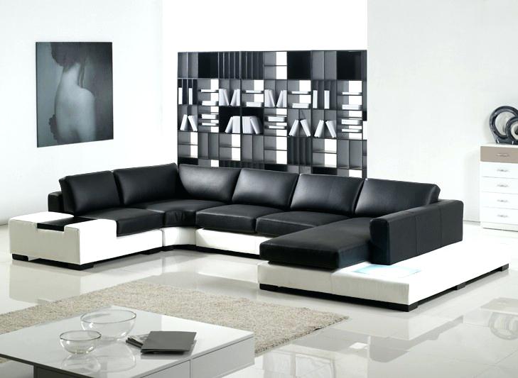 black and white sofa u shaped sofa with bookcase in room black and white sofas style and modern furniture