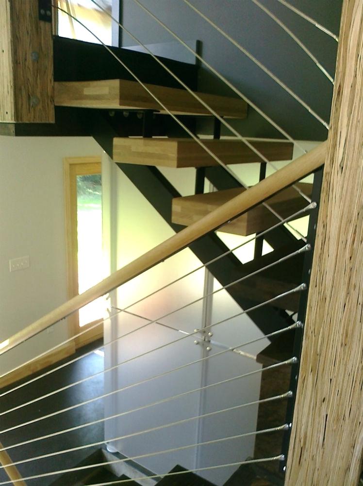 plexiglass stair railing cable railings