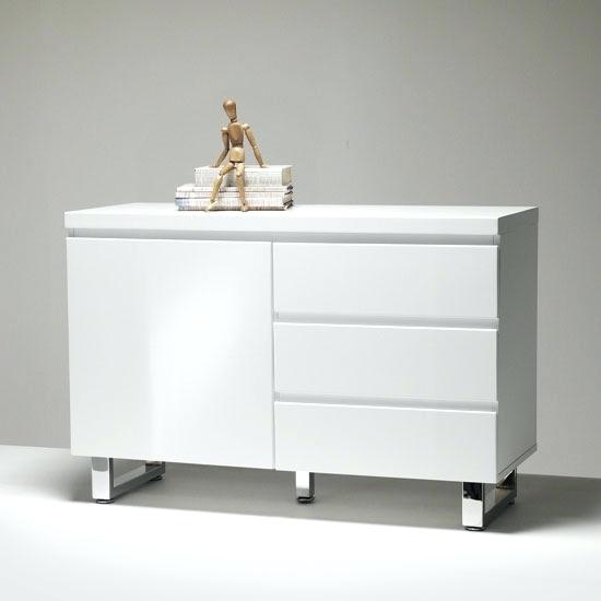 white sideboard modern small sideboard in high gloss white 3 drawer 1 door modern white sideboard uk