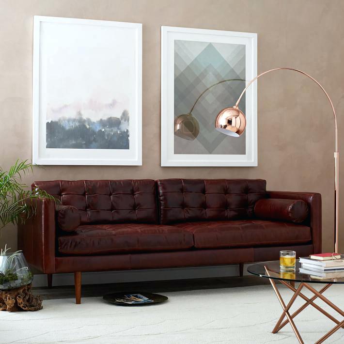 mid century sofa wood frame latest leather mid century modern sofa mid century leather sofa west elm