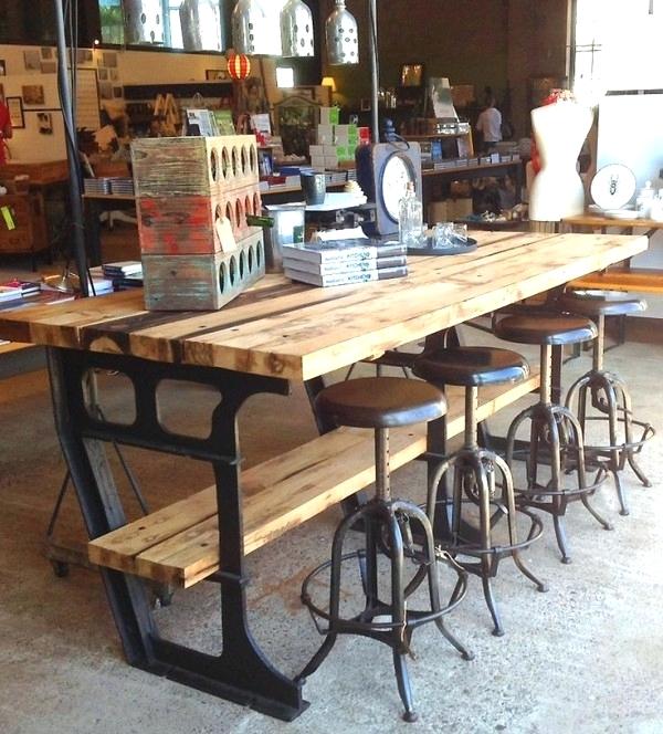 rustic industrial kitchen table stupendous industrial kitchen island table with rustic wooden wine rack and rustic adjustable bar stools also rustic tabletop clocks from kitchen island interior decora