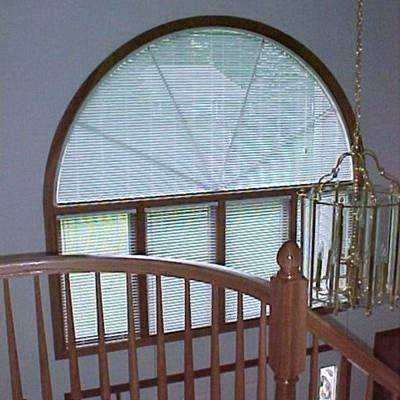 circular window blinds arch mini blind
