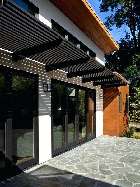 contemporary metal awnings metal entry door awnings dark metal awning over patio doors modern metal awnings