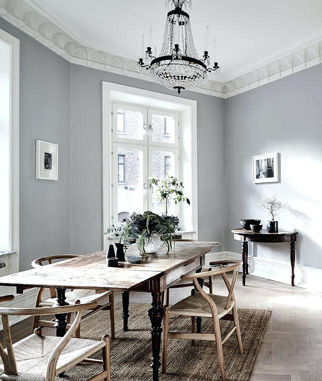 light grey walls white ceiling light and cozy home
