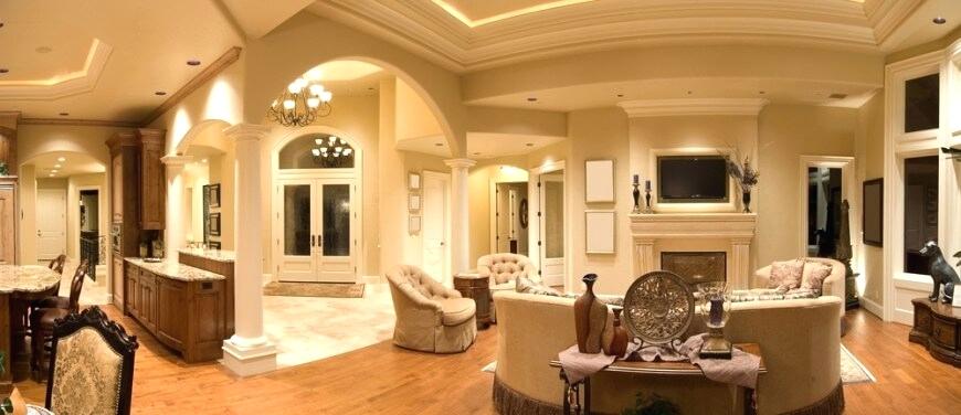 light hardwood floors wall color this luxurious living room holds a lot of different shapes and designs the hardwood flooring