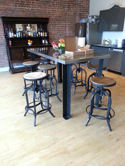 modern industrial kitchen table new legs for a modern kitchen table industrial dining room