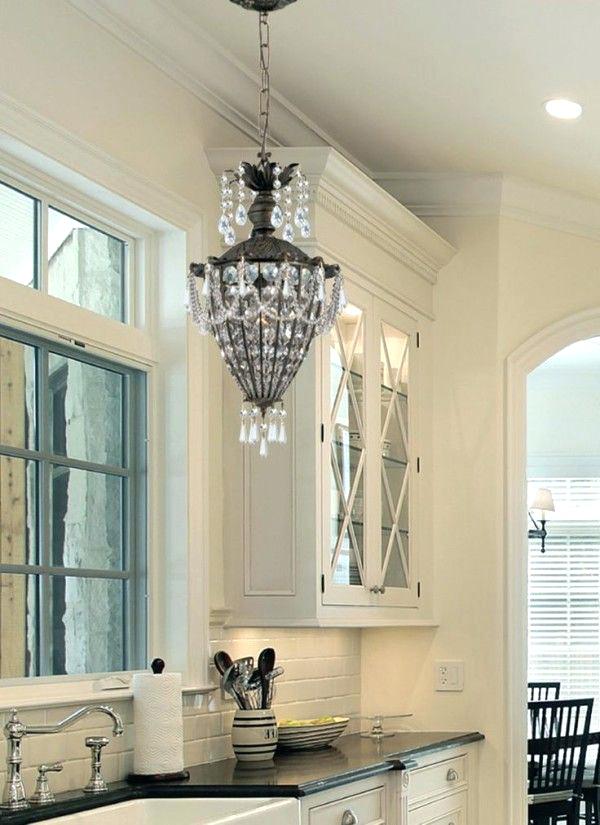 over the kitchen sink lighting ideas image of beautiful light for over kitchen sink using crystal beads on shabby chic chandelier