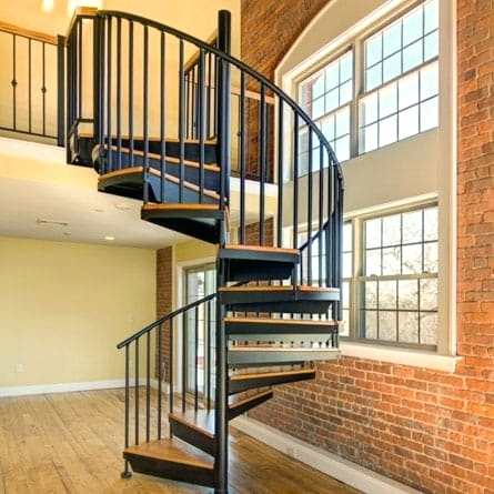 pics of stairs city condo spiral staircase