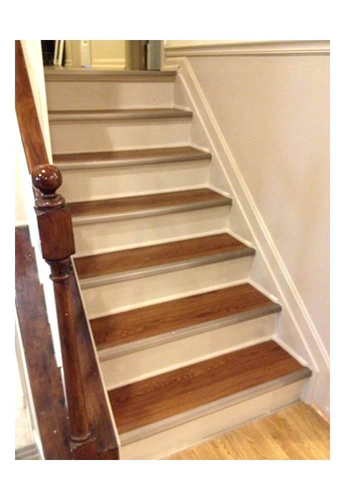 pics of stairs refinished stairs
