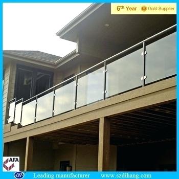 plexiglass railing guard terrace railing pipe deck balcony railings
