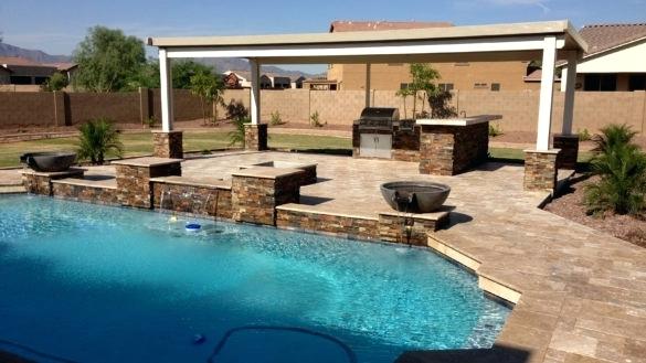 pool landscaping ideas arizona majestic design ideas landscape an outdoor living space to enjoy this season phoenix patio companies pictures