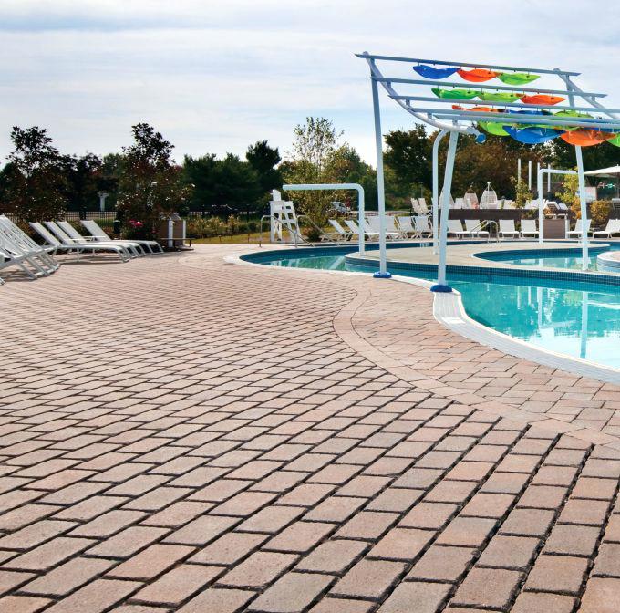 system pavers union city amazing system in brown with chaise lounge chair for modern swimming poll