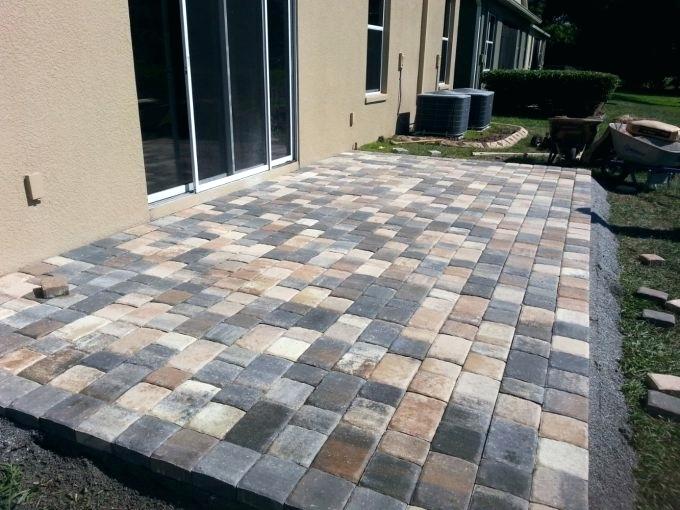 system pavers union city decorative system in grey with sliding glass door for pretty outdoor ideas